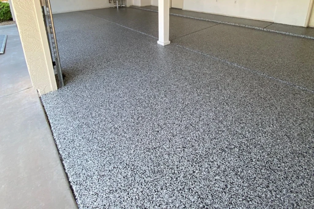 Garage floor moisture testing before coating, New England